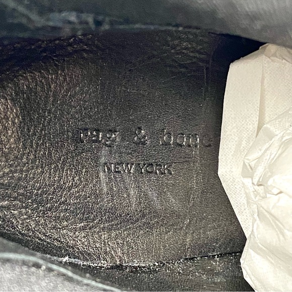 NIB Rag & Bone Wren Stiletto Leather Ankle Boot, 36.5/6.5 - Picture 13 of 15